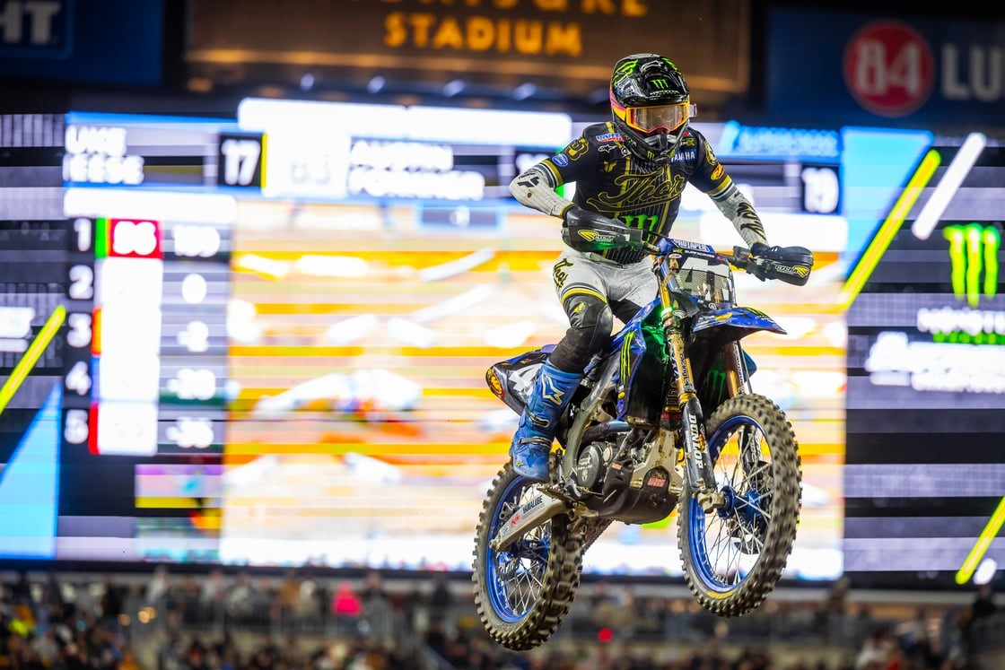 Monster Energy Yamaha Star Racing’s Nate Thrasher advances position in 250SX East Championship with a second-place finish at Pittsburgh Supercross